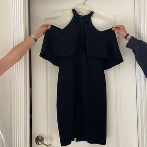 Carmen Marc Valvo. Black cocktail dress. Size US 4.